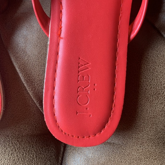 J.Crew Red flip flops - Picture 2 of 3